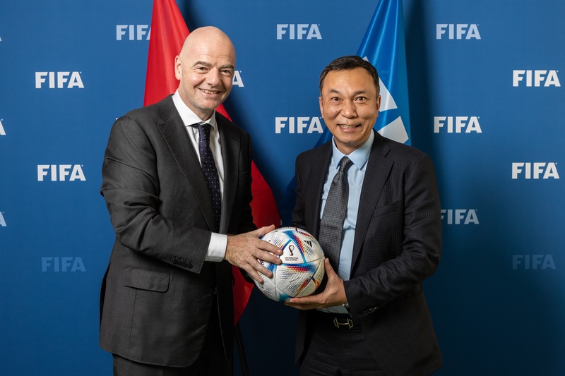 Chủ tịch FIFA và Chủ tịch VFF
