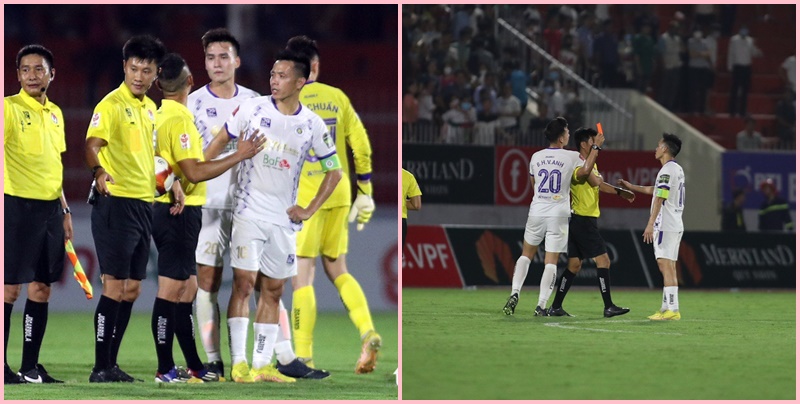 Tiền đạo Văn Quyết của CLB Hà Nội bị treo giò 8 trận